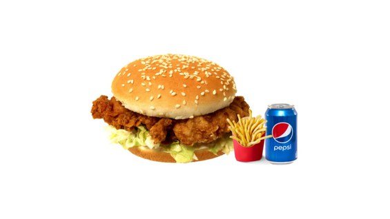 Chicken Fillet Burger Meal