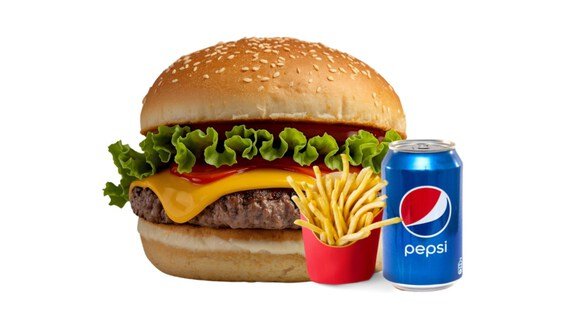 1/4 lb Cheese Burger Meal