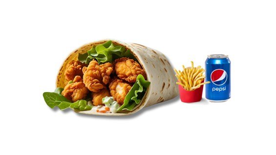 Chicken Wrap Meal