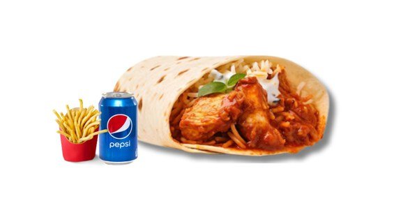 Chicken Tikka Wrap Meal