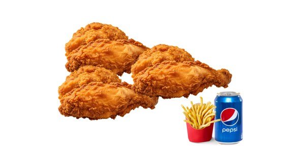 3 Pcs Chicken Meal