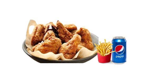 4pcs Hot And Spicy Wings Meal