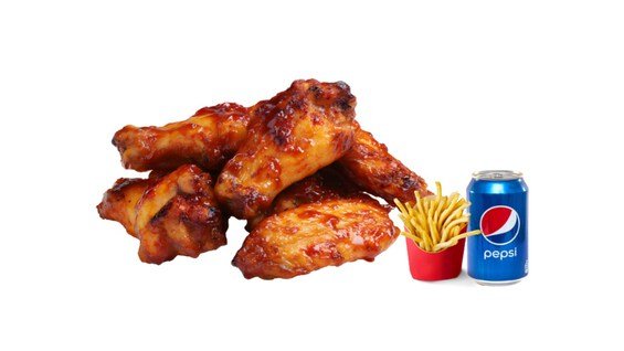  4pcs Bbq Wings Meal