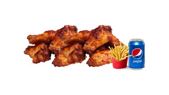 6pcs Bbq Wings Meal