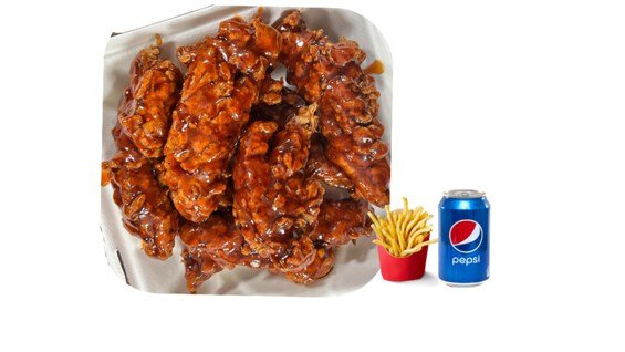 4 Pcs BBQ Chicken Strips Meal