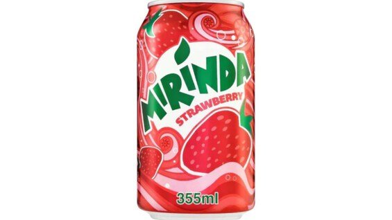 Strawberry Mirinda Can