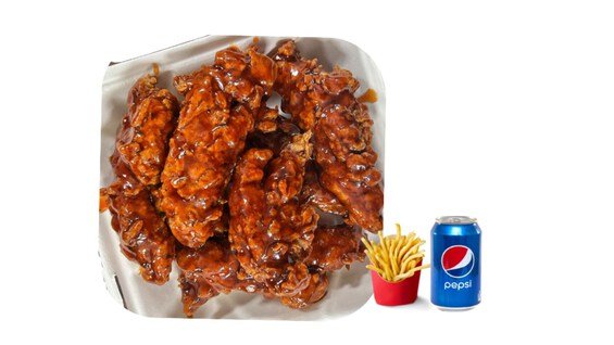 6 Pcs BBQ Chicken Strips Meal