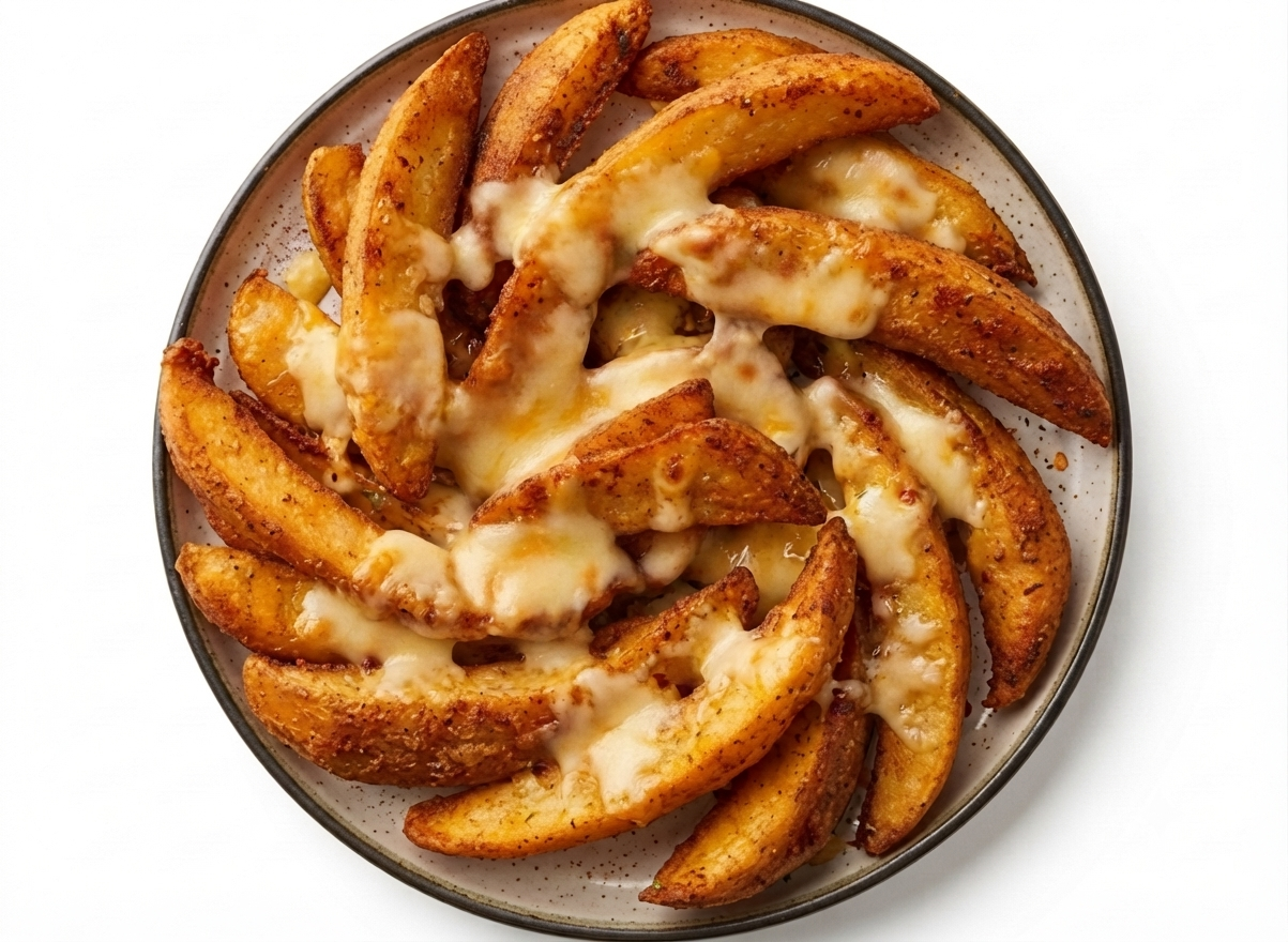 Cheesy Spicy Wedges 
